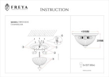 Потолочный светильник Freya Planum FR2913-CL-02-BZ