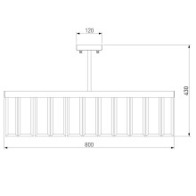 Потолочная люстра Bogates Eclipse 357/8 Smart