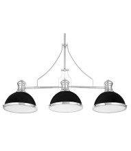 Подвесная люстра Lumina Deco Ettore LDP 710-3 BK+CHR