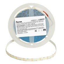 Светодиодная лента Feron 22W/m 240LED/m 2835SMD холодный белый 5М LS503 48831