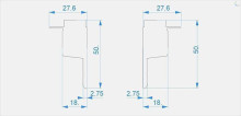 Заглушка Deko-Light End Cap H-EL-03-10 Set 2 pcs 979210