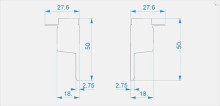 Заглушка Deko-Light End Cap H-EL-03-10 Set 2 pcs 979211