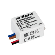 Драйвер Arlight ARJ-KE04300-Mini 1,8-4V 1,2W IP20 0,3A 030177