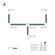 Коннектор T-образный Arlight соединение снаружи/справа LGD-4TR-Con-EXT-R1-BK 026148