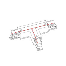 Коннектор T-образный правый 1 Nowodvorski Ctls Power 8241