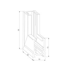 Коннектор L-образный внутренний Elektrostandard Mini Magnetic 85180/00 a065640