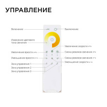 Контроллер 3-х зонный ССТ Apeyron 12/24V сенсорный пульт 04-50