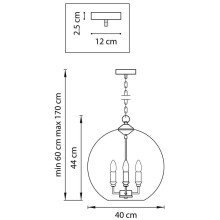 Подвесная люстра Lightstar Sferico 729134