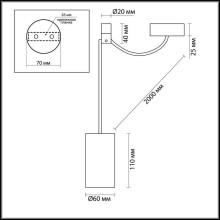 Подвесной светильник Odeon Light L-vision Lucas 3898/1