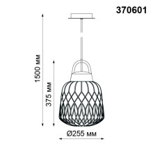 Уличный подвесной светильник Novotech Street Conte 370601