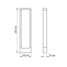 Уличный светодиодный светильник Arlight LGD-Path-Frame-H650-7W Warm3000 021929(1)