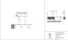 Подвесная люстра Maytoni Dune DIA005PL-06CH