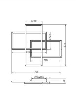 Потолочный светильник Maytoni MOD016CL-L80BK