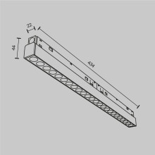 Трековый светодиодный светильник Maytoni Technical Exility Points TR031-4-24WTW-DD-W