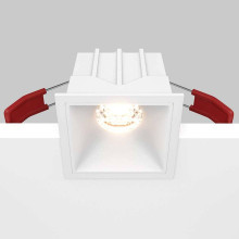 Встраиваемый светильник Maytoni Alfa LED DL043-01-10W3K-D-SQ-W