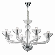 Подвесная люстра Ideal Lux Casanova SP8 Trasparente 044255