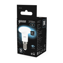 Лампа светодиодная рефлекторная Gauss E14 4W 4100K матовая 106001204