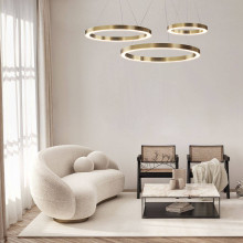 Подвесная светодиодная люстра Maytoni Saturno MOD415PL-L36BS4K