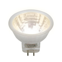 Лампа светодиодная Uniel GU4 3W 3000K прозрачная LED-MR11-3W/WW/GU4/220V GLZ21TR UL-00001702