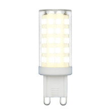 Лампа светодиодная Uniel G9 9W 3000K прозрачная LED-JCD-9W/3000K/G9/CL GLZ09TR UL-00006488