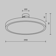 Трековый светильник Maytoni Technical TR153-1-10W3K-B