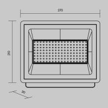 Прожектор светодиодный Maytoni Flood 100W 6500K FL001-L100B6K
