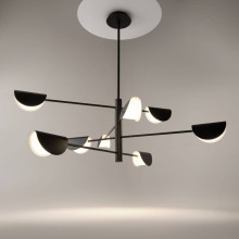 Подвесная люстра Maytoni Technical Mollis MOD126PL-08B