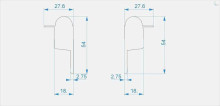 Заглушка Deko-Light End Cap R-EL-03-10 Set 2 pcs 979710