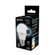 Лампа светодиодная Gauss LED A60 E27 10W 4100K матовая 102502210