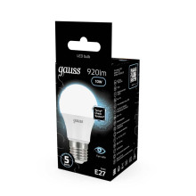 Лампа светодиодная Gauss LED A60 E27 10W 4100K матовая 102502210