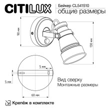 Спот Citilux Бейкер CL541510