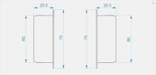 Заглушка Deko-Light End Cap P-EL-02-10 Set 2 pcs 978250