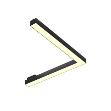 Трековый светодиодный светильник 6063 TrackLine Fold Angle (ral9005/400mm/400mm/LT70 — 3K/24W/120deg) 0625206