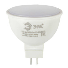 Лампа светодиодная ЭРА GU5.3 5W 4000K матовая LED LED MR16-5W-840-GU5.3 R Б0049639