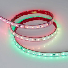 Светодиодная лента герметичная Arlight 14W/m 60LED/m 5060SMD разноцветный 5М DMX-PS-B60-12mm 24V 039182