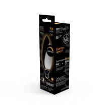 Лампа светодиодная филаментная Gauss E14 9W 3000К матовая 103201109