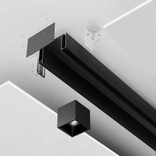 Профиль ниши скрытого монтажа для ГКЛ потолка Maytoni Technical ALM-11681-PL-B-2M