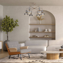 Подвесная люстра Maytoni Void MOD030PL-06GR