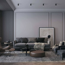 Потолочный светильник Maytoni Focus S C052CL-01B