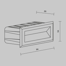 Подсветка для лестниц Maytoni Bosca O045SL-L3B3K