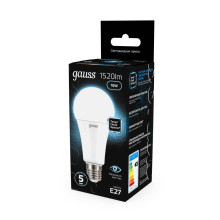 Лампа светодиодная Gauss E27 16W 6500K матовая 102502316