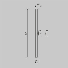 Подсветка для зеркал Maytoni Axis MOD106WL-L16W3K