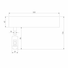 Декоративная стойка с вводом питания Elektrostandard Esthetic Magnetic 85140/00 a065432