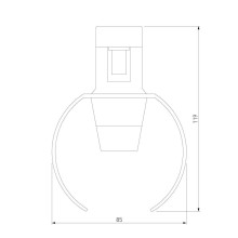 Трековый светодиодный светильник Elektrostandard Esthetic Magnetic 85119/01 a065420