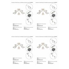 Потолочная люстра Vitaluce V3405/5PL