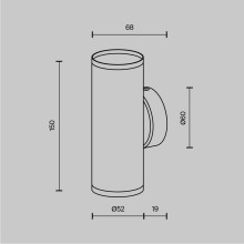 Бра Maytoni Technical Focus S C068WL-02B