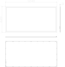 Потолочный светодиодный светильник Deko-Light Standard Flex с инкрустированной сеткой 100154