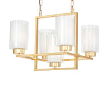 Подвесная люстра Lumina Deco Lino LDP 1239-5 F.GD