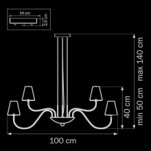 Подвесная люстра Lightstar Diafano 758164