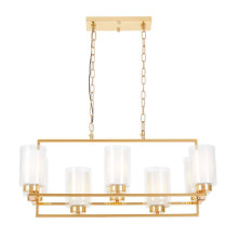 Подвесная люстра Lumina Deco Lino LDP 1239-8 F.GD